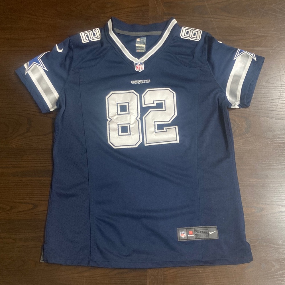 Nike Navy and Silver Jersey with Number 82